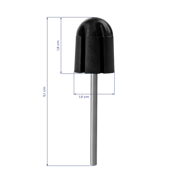 Zestaw pedicure 5 filtrów do frezarki EXO, nośnik gumowy 13mm, kapturki EXO Med Cap 7