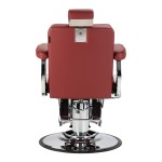 Fotel barberski Gabbiano Visionerio+ czerwony 5