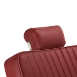 Fotel barberski Gabbiano Visionerio+ czerwony 10