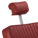 Fotel barberski Gabbiano Visionerio+ czerwony 11