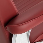 Fotel barberski Gabbiano Visionerio+ czerwony 15
