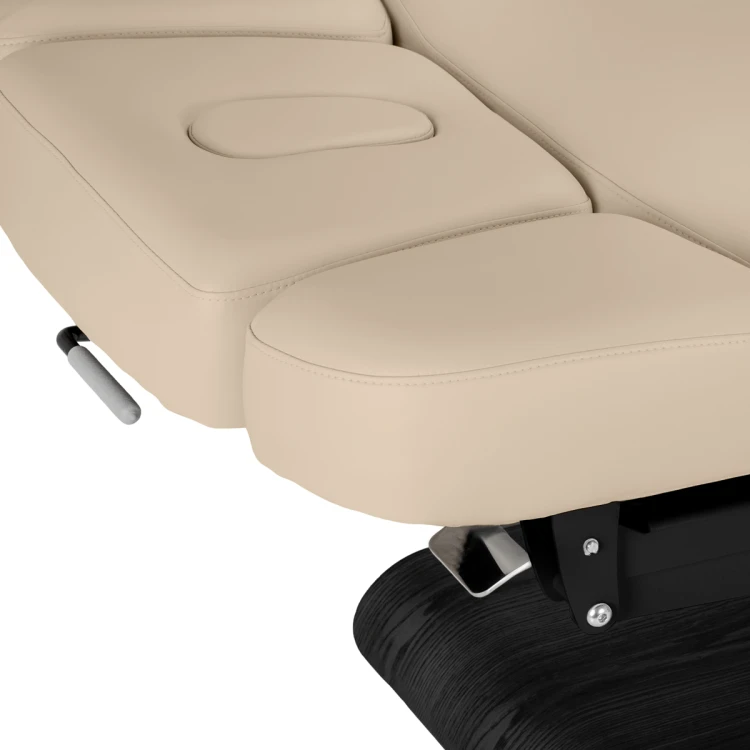Leżanka SPA Sillon Relax beżowa z czarną podstawą 9