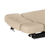 Leżanka SPA Sillon Relax beżowa z czarną podstawą 13