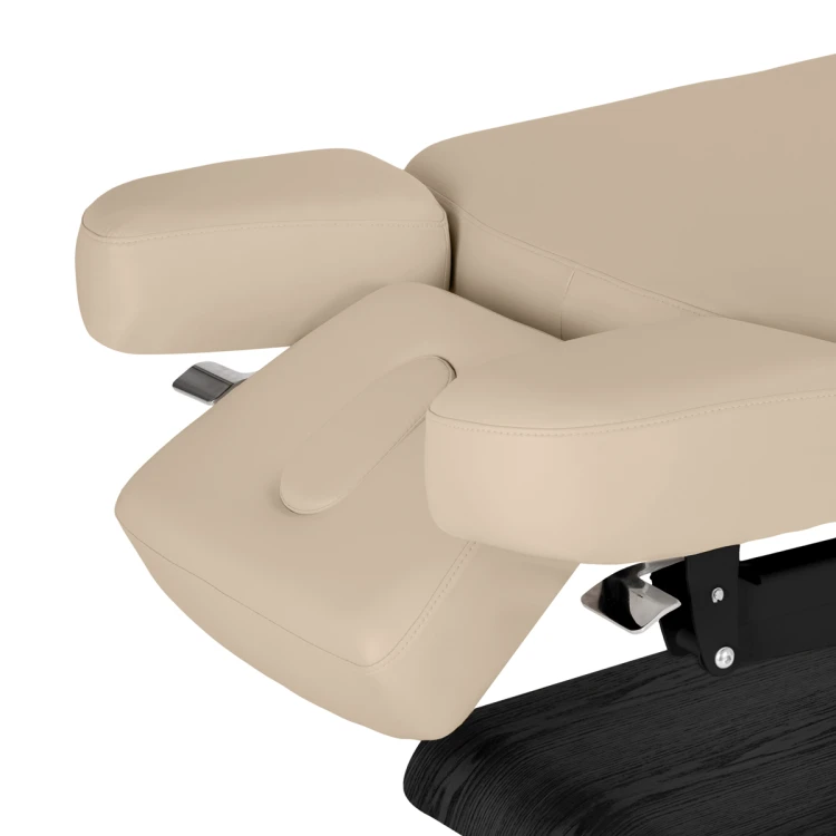 Leżanka SPA Sillon Relax beżowa z czarną podstawą 14