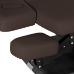 Leżanka SPA Sillon Relax brązowa ciemna z czarną podstawą 8