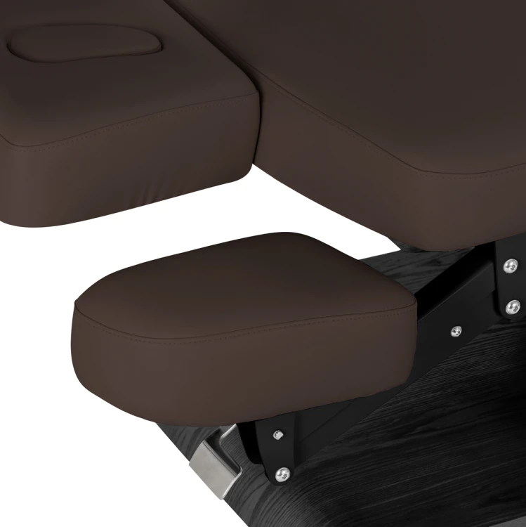 Leżanka SPA Sillon Relax brązowa ciemna z czarną podstawą 8