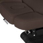 Leżanka SPA Sillon Relax brązowa ciemna z czarną podstawą 9