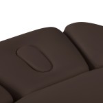 Leżanka SPA Sillon Relax brązowa ciemna z czarną podstawą 11