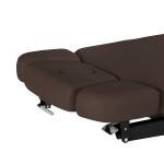 Leżanka SPA Sillon Relax brązowa ciemna z czarną podstawą 13