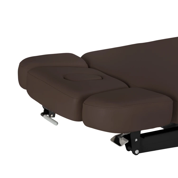 Leżanka SPA Sillon Relax brązowa ciemna z czarną podstawą 13