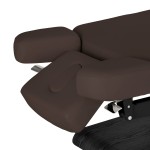 Leżanka SPA Sillon Relax brązowa ciemna z czarną podstawą 14