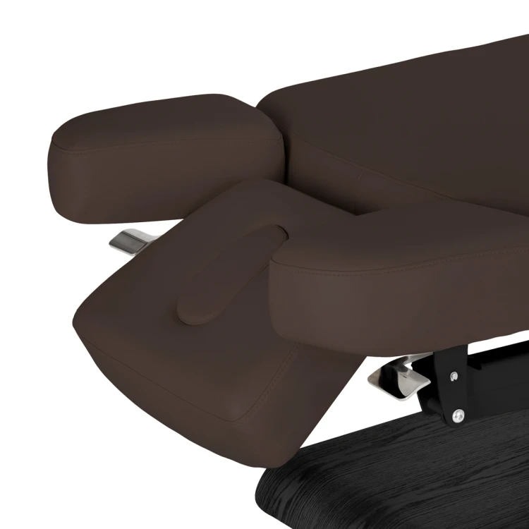 Leżanka SPA Sillon Relax brązowa ciemna z czarną podstawą 14