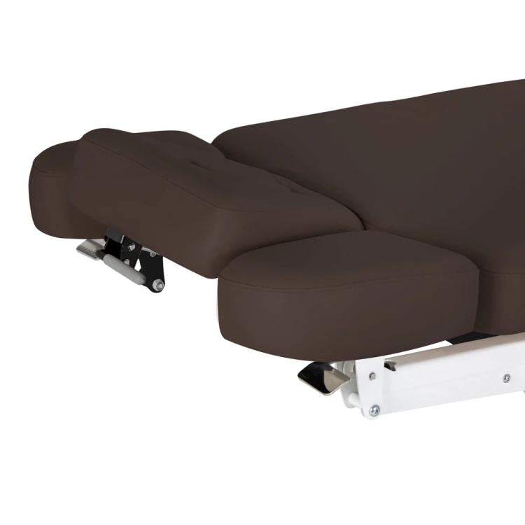 Leżanka SPA Sillon Relax brązowa ciemna z czarną podstawą 15
