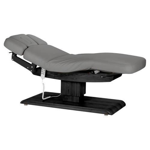 Leżanka SPA Sillon Relax szara z czarną podstawą 1