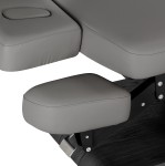 Leżanka SPA Sillon Relax szara z czarną podstawą 8