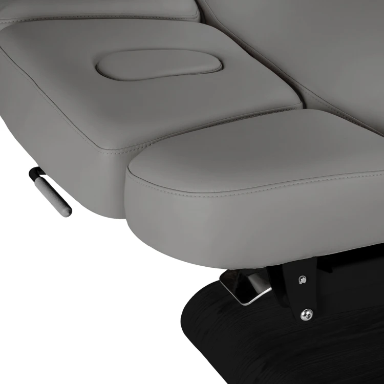 Leżanka SPA Sillon Relax szara z czarną podstawą 9