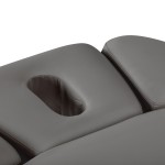Leżanka SPA Sillon Relax szara z czarną podstawą 12