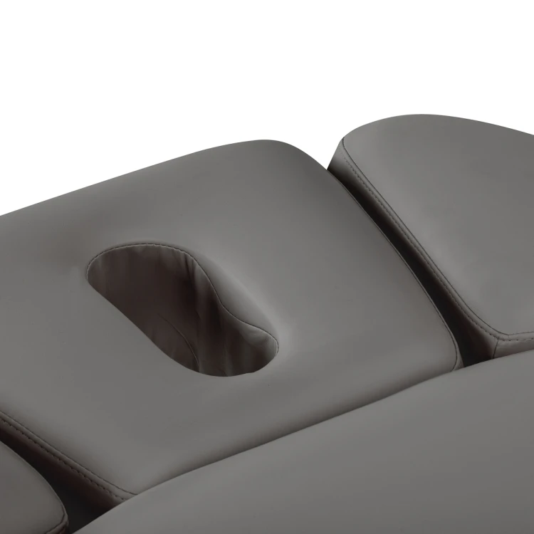 Leżanka SPA Sillon Relax szara z czarną podstawą 12