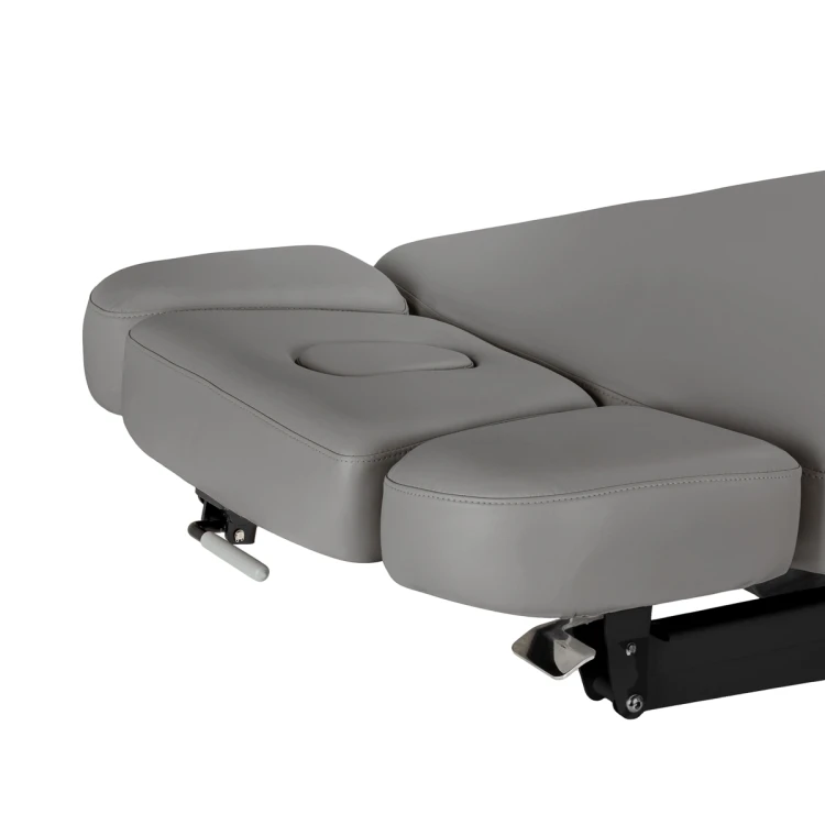 Leżanka SPA Sillon Relax szara z czarną podstawą 13
