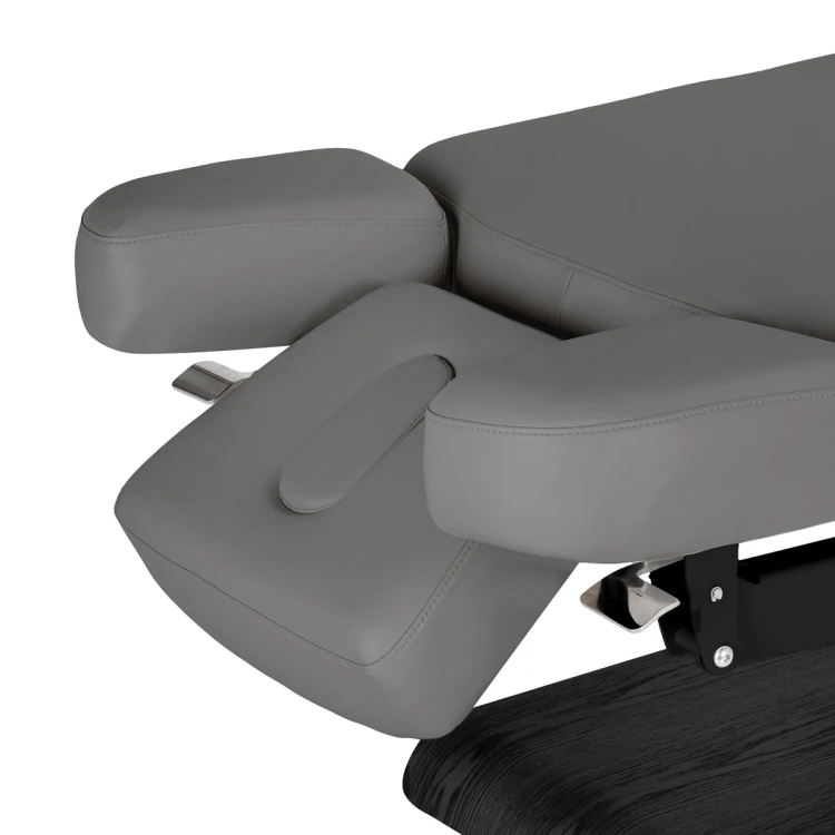 Leżanka SPA Sillon Relax szara z czarną podstawą 14