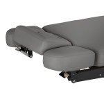 Leżanka SPA Sillon Relax szara z czarną podstawą 15