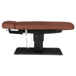 Leżanka SPA Sillon Relax brązowa z czarną podstawą 6