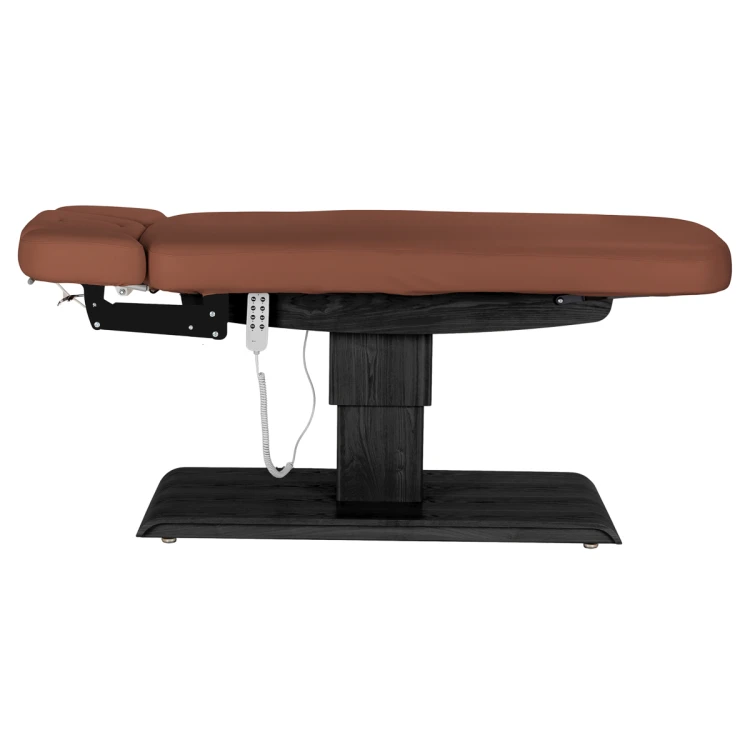 Leżanka SPA Sillon Relax brązowa z czarną podstawą 6