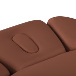 Leżanka SPA Sillon Relax brązowa z czarną podstawą 11