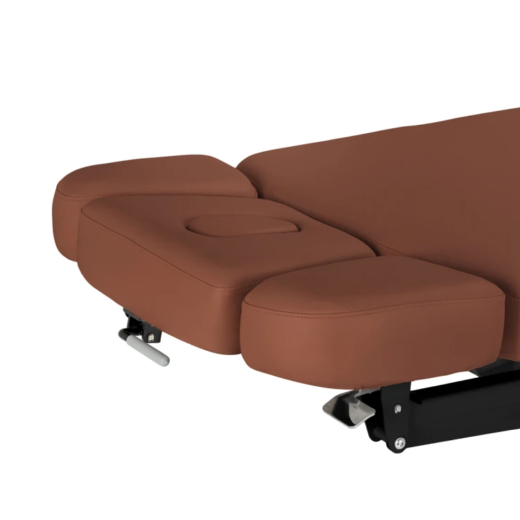 Leżanka SPA Sillon Relax brązowa z czarną podstawą 13