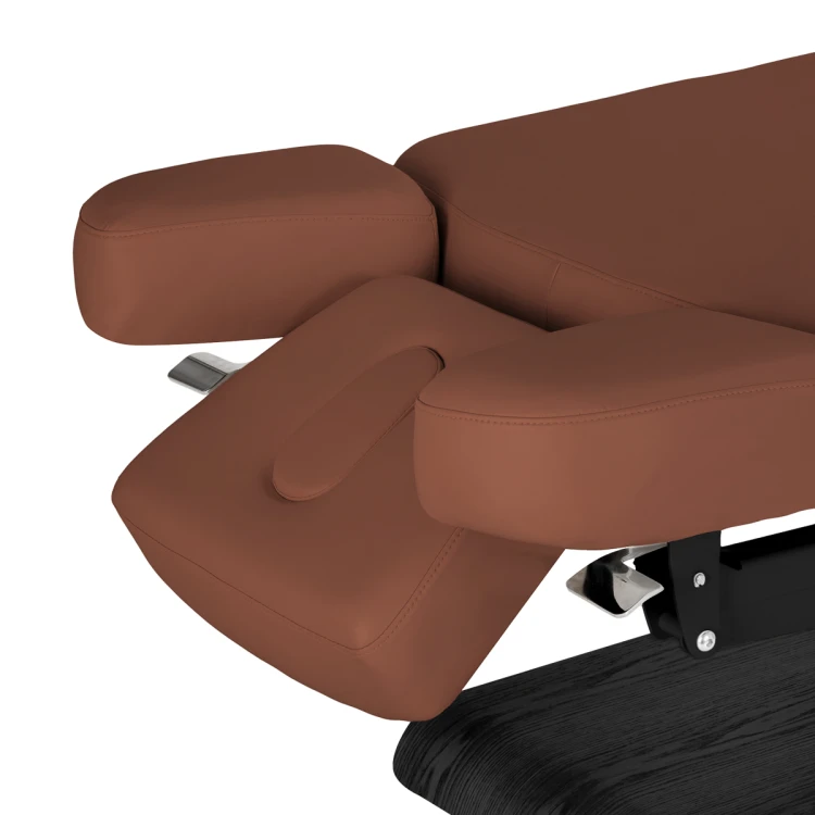 Leżanka SPA Sillon Relax brązowa z czarną podstawą 14