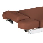 Leżanka SPA Sillon Relax brązowa z czarną podstawą 15