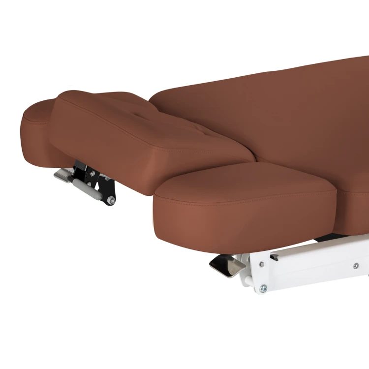 Leżanka SPA Sillon Relax brązowa z czarną podstawą 15