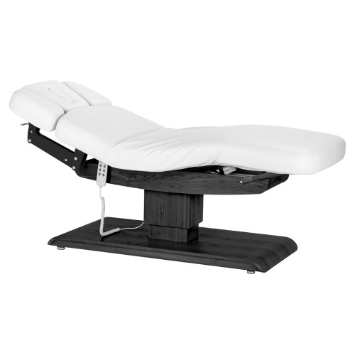 Leżanka SPA Sillon Relax biała z czarną podstawą 1