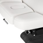 Leżanka SPA Sillon Relax biała z czarną podstawą 9