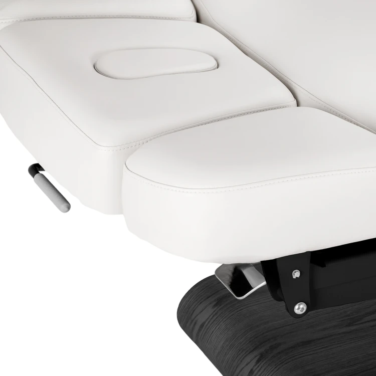 Leżanka SPA Sillon Relax biała z czarną podstawą 9