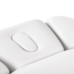 Leżanka SPA Sillon Relax biała z czarną podstawą 11