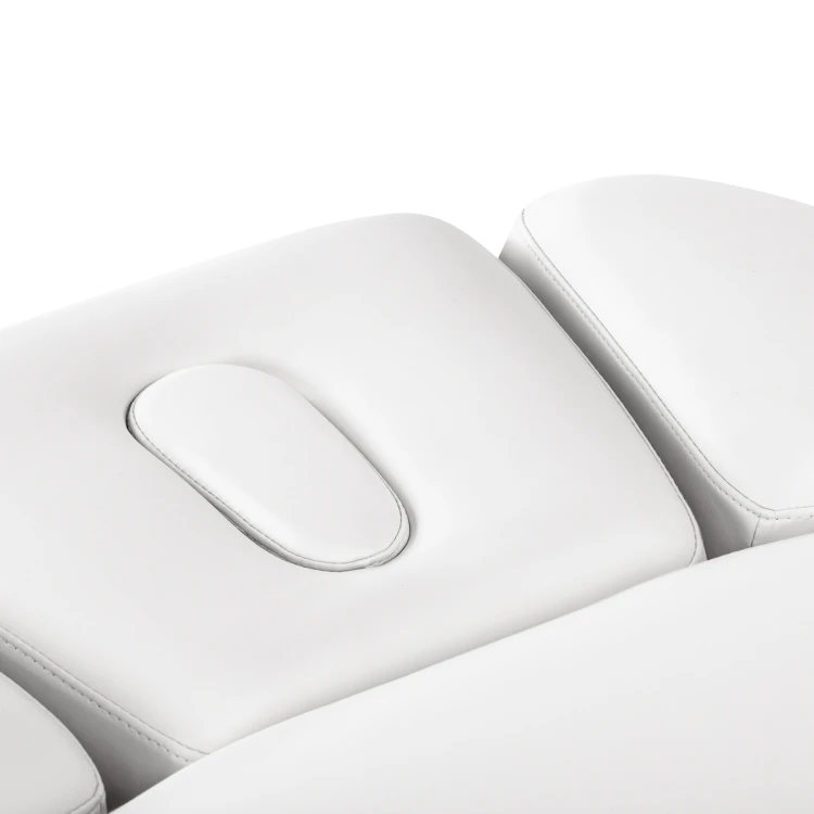 Leżanka SPA Sillon Relax biała z czarną podstawą 11