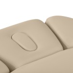 Leżanka SPA Sillon Relax beżowa z jasnobrązową podstawą 11