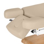 Leżanka SPA Sillon Relax beżowa z jasnobrązową podstawą 14