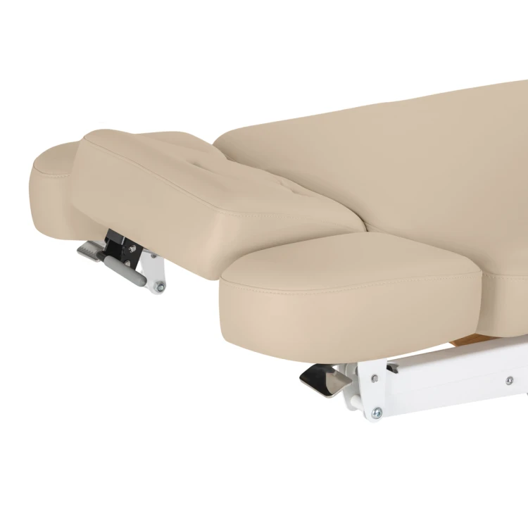 Leżanka SPA Sillon Relax beżowa z jasnobrązową podstawą 15