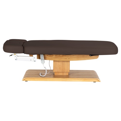 Leżanka SPA Sillon Relax brązowa ciemna z jasnobrązową podstawą 5