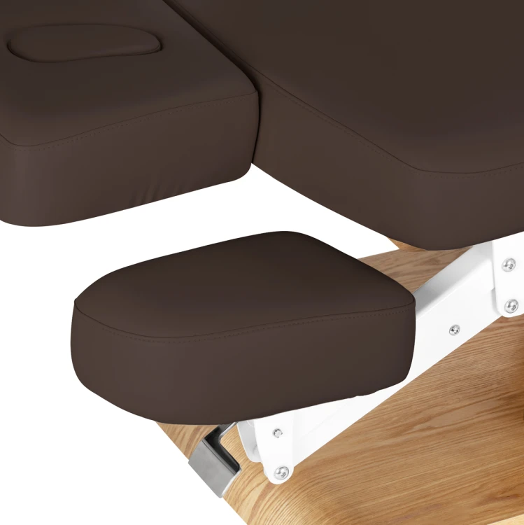 Leżanka SPA Sillon Relax brązowa ciemna z jasnobrązową podstawą 8
