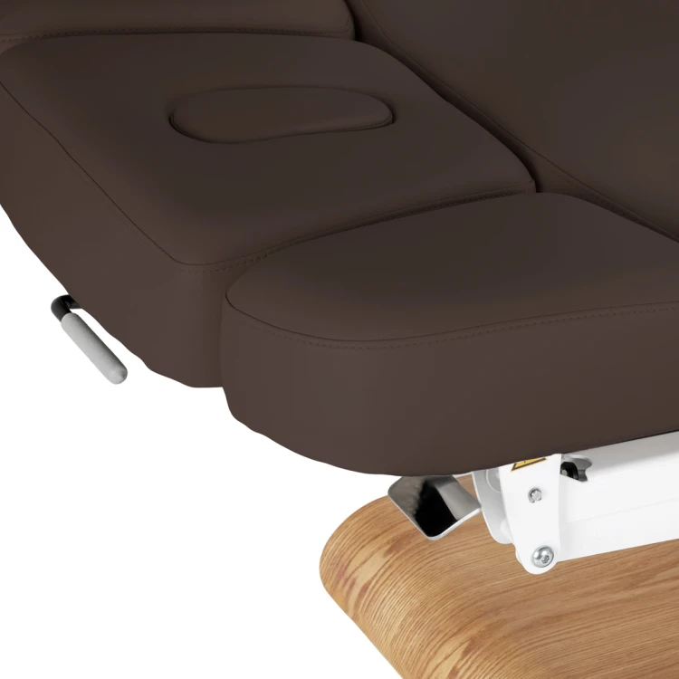 Leżanka SPA Sillon Relax brązowa ciemna z jasnobrązową podstawą 9