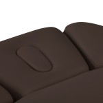 Leżanka SPA Sillon Relax brązowa ciemna z jasnobrązową podstawą 11