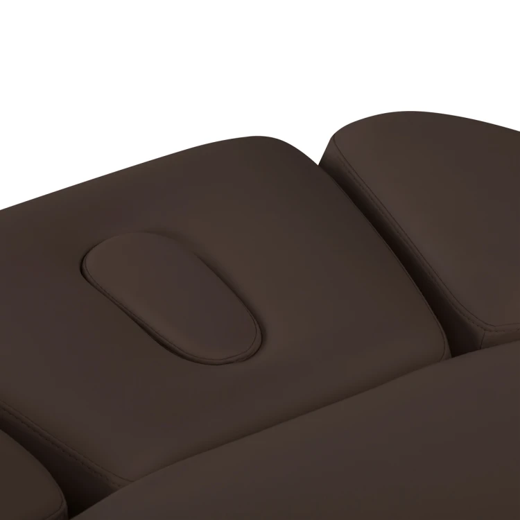 Leżanka SPA Sillon Relax brązowa ciemna z jasnobrązową podstawą 11
