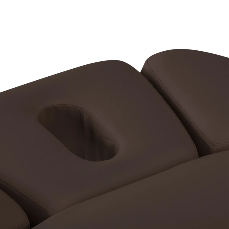 Leżanka SPA Sillon Relax brązowa ciemna z jasnobrązową podstawą 12