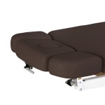 Leżanka SPA Sillon Relax brązowa ciemna z jasnobrązową podstawą 13