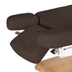 Leżanka SPA Sillon Relax brązowa ciemna z jasnobrązową podstawą 14