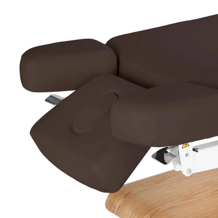 Leżanka SPA Sillon Relax brązowa ciemna z jasnobrązową podstawą 14