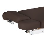 Leżanka SPA Sillon Relax brązowa ciemna z jasnobrązową podstawą 15